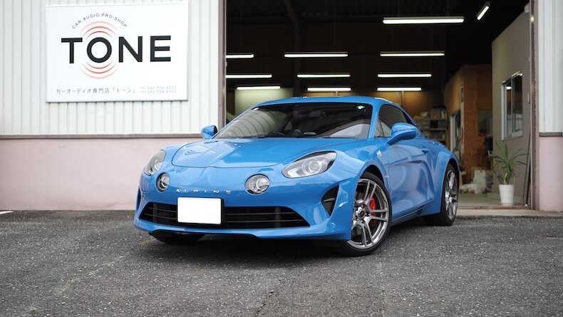 アルピーヌ A110 スピーカー交換作業