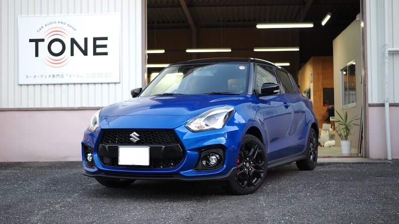 スズキ スイフトスポーツ スピーカーとナビ取り付け
