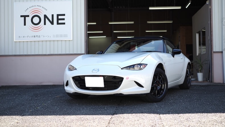 マツダ ロードスター スピーカー裏制振