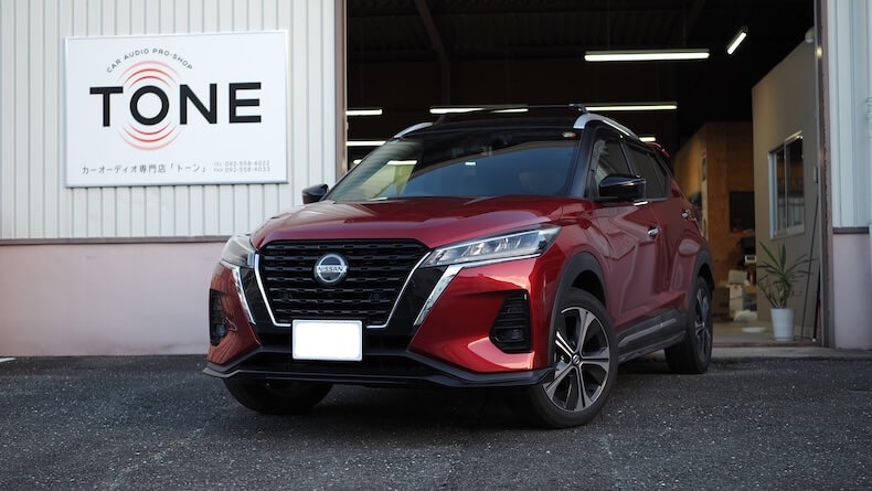 日産 キックス サブウーファー取り付け