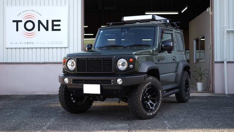 スズキ ジムニーシエラ スピーカー交換とアウターバッフル制作