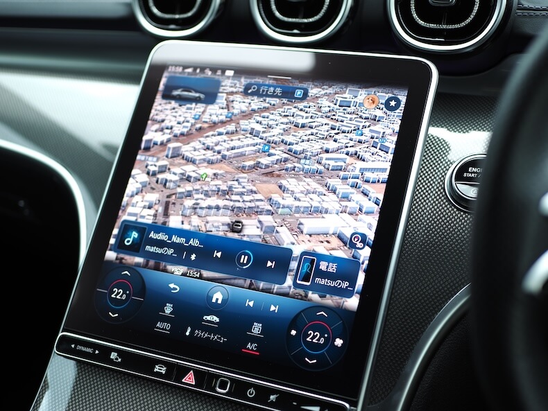 メルセデスベンツCクラスW206のオーディオ音質調整