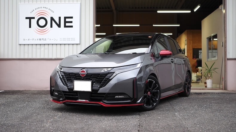 日産 オーラ フロントスピーカー交換