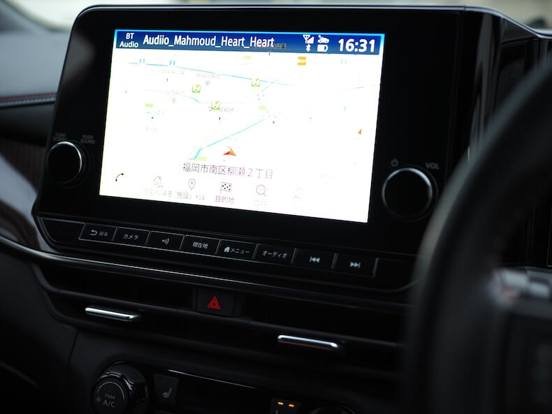 日産オーラのオーディオ音質調整