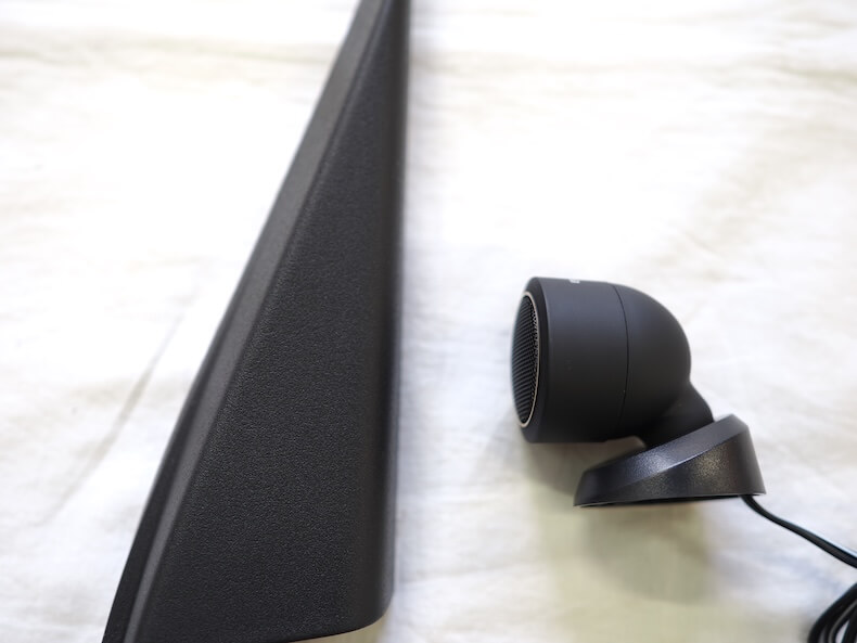 三菱デリカD5のフロントミラー裏のパネルにツィーターを取り付け