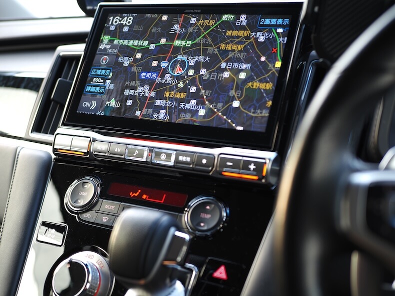 三菱デリカD5のオーディオ音質調整