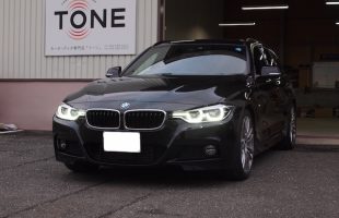 BMW ３２０d ブラム スピーカー取り付け作業