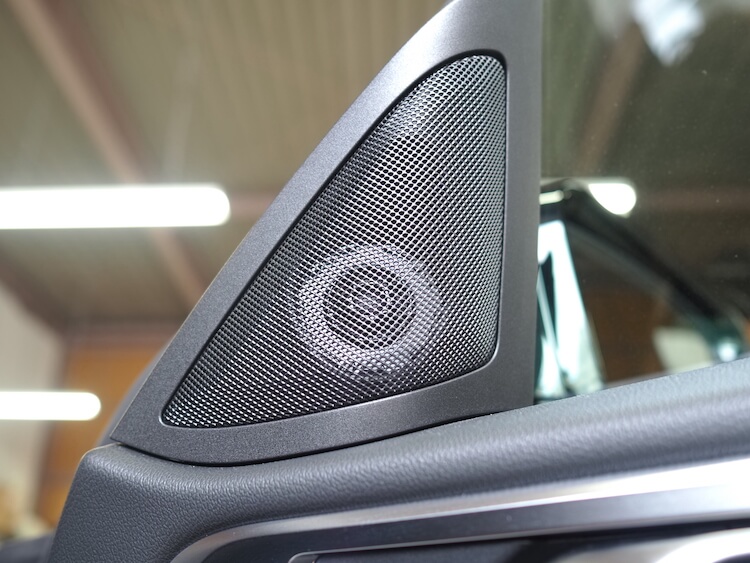 BMW420iのフロントドアスピーカー