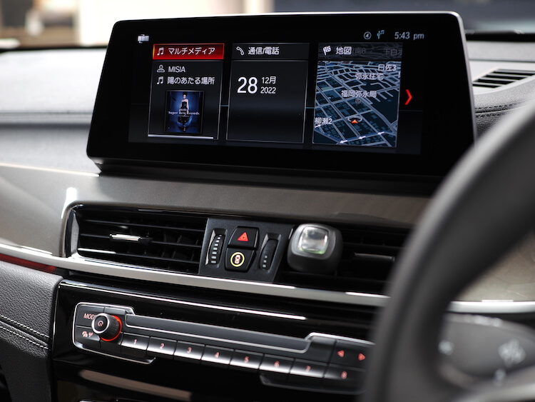 BMWX1のオーディオ音質調整