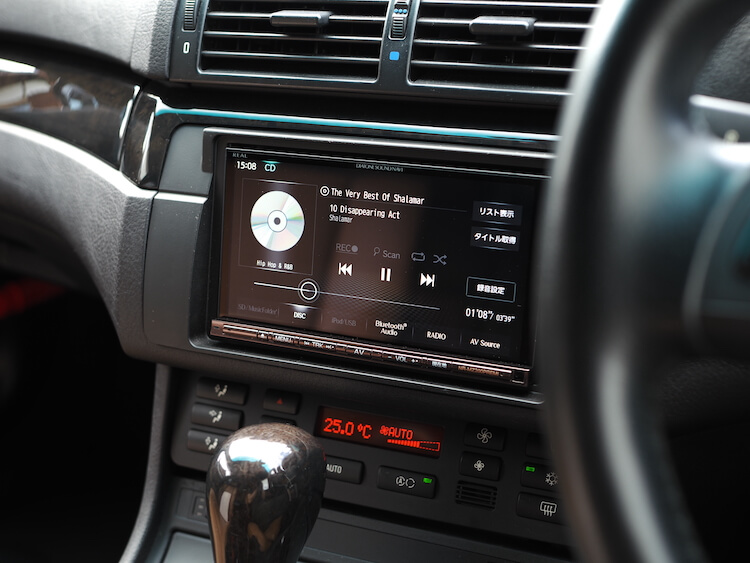 BMWE46のオーディオ音質調整