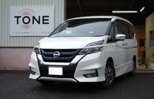 日産 セレナ スピーカーとＤＳＰとアンプ取り付け