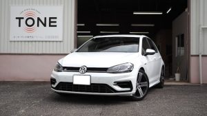 フォルクスワーゲン ゴルフ リアドアとリアハッチへの静音作業