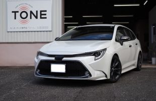 トヨタ カローラツーリング オーディオ取り付け