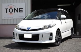 トヨタ エスティマ フロントスピーカー交換
