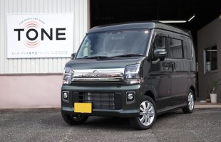 日産 クリッパーリオ スピーカー交換とルーフ静音作業