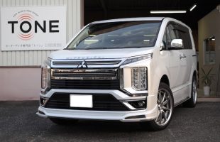 三菱 デリカＤ５ フロントスピーカー交換